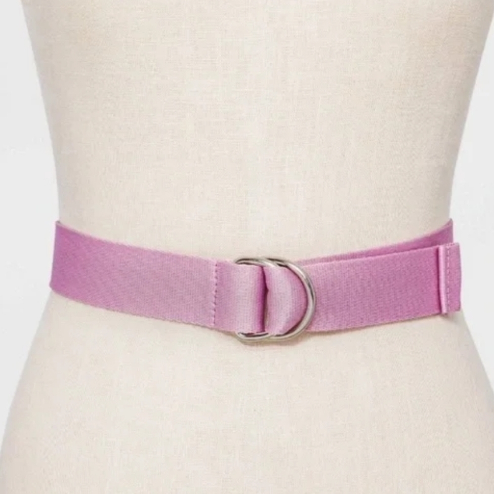 Wild Fable™ Pink Webbing Belt Size M